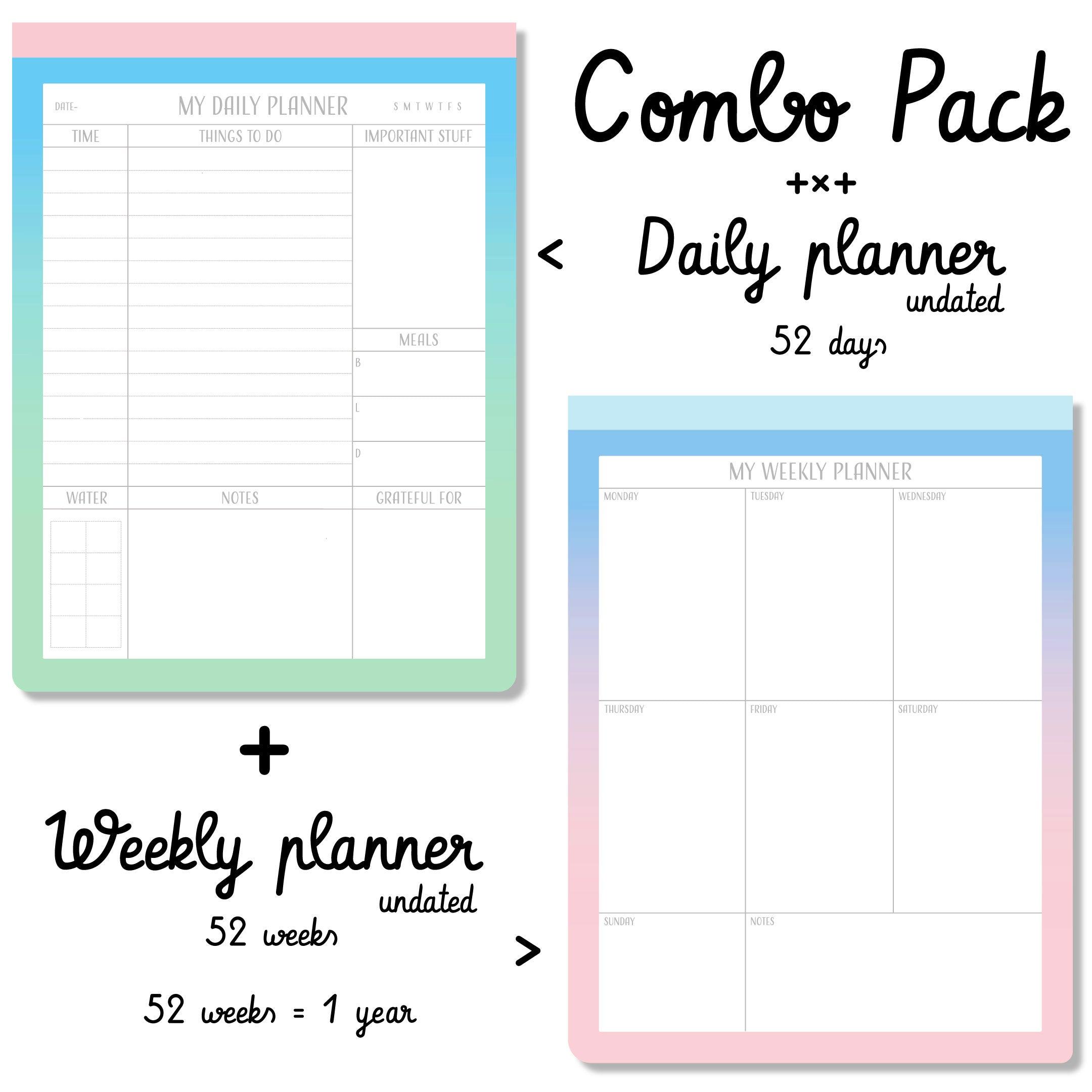 A4 - Planner Pads - Tearable